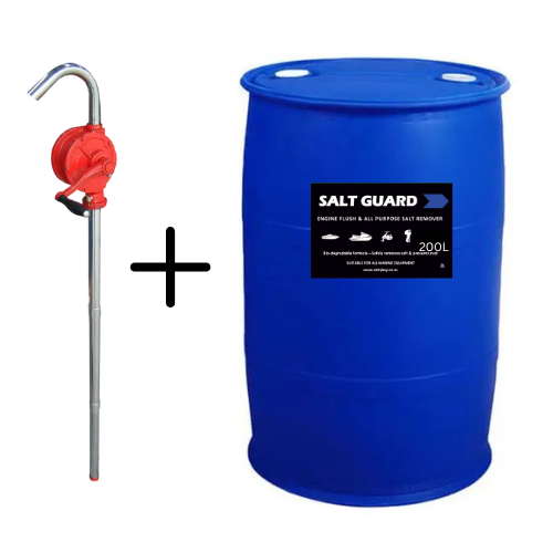 Salt Guard 200L Concentrate and Drum pump