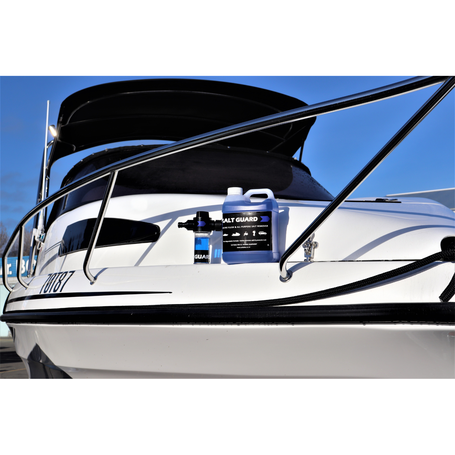 Protect your boat in two easy steps! Salty Bay Marine